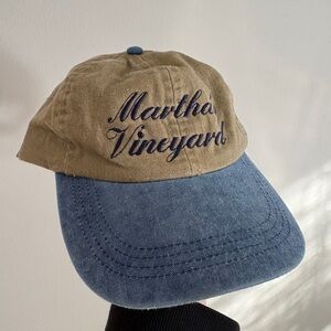 Martha's Vineyard embroidered Two-Tone DAD hat Cap